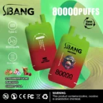 Bang Leader 80K Puffs Triple-Flavor Disposable Vape Rechargeable – Strawberry Kiwi & Blueberry Ice