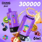 Bang Leader Stoll 300K Puffs 6-in-1 Disposable Vape Rechargeable – Cola Ice & Energy Drink