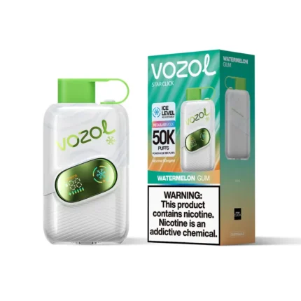 VOZOL STAR CLICK 50000 使い捨てベイプ スイカ・ガム味