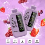 VHILL 20,000パフ グレープ・ストロベリー 使い捨て電子タバコ